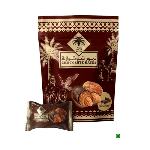 Siafa Dates Dark Chocolate With Almond 100g