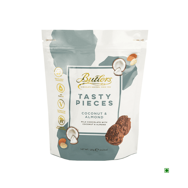 Butlers Coconut & Almond Tasty Pieces Pouch 120g