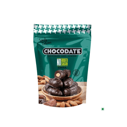 Chocodate Exclusive Dark No Added Sugar Pouch 250g