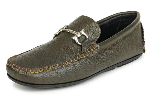 Horsebit Loafers - Olive (6 only)