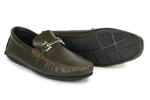 Horsebit Loafers - Olive (6 only)