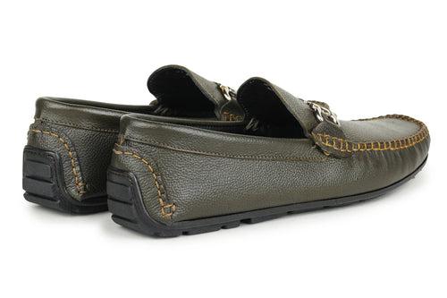 Horsebit Loafers - Olive (6 only)