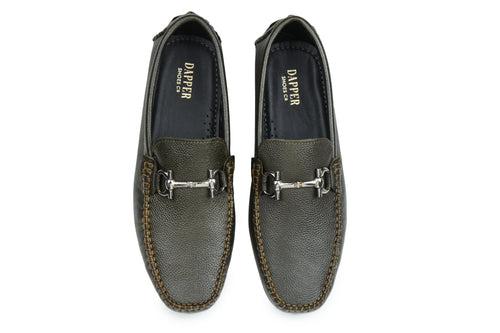 Horsebit Loafers - Olive (6 only)