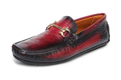 Horsebit Loafers - Oxblood Patina