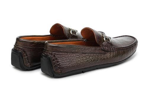 Horsebit Loafers - Olive Patina