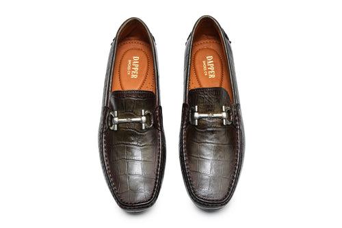 Horsebit Loafers - Olive Patina