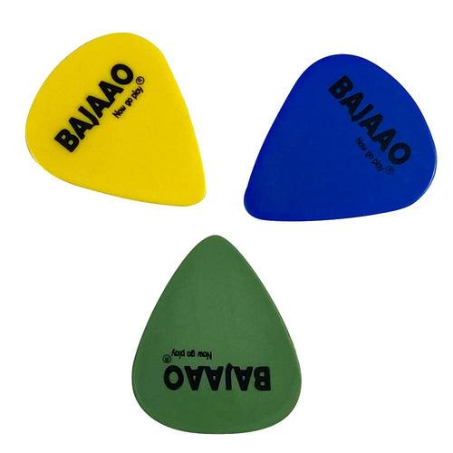Bajaao Nylon Max Grip Guitar Picks - Pack of 6