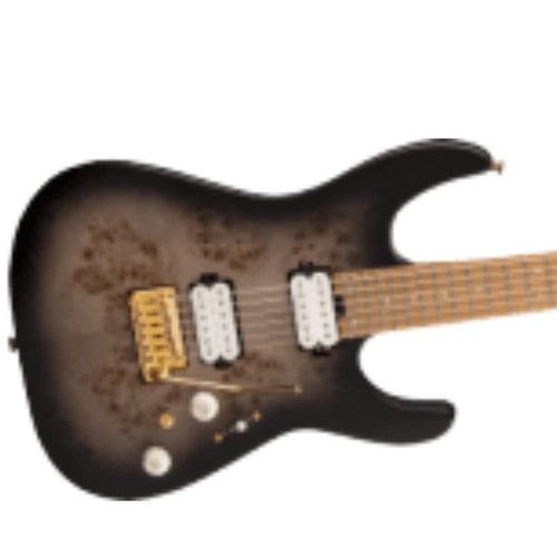 Charvel Pro-Mod D24 HH CM Poplar Burl 6 String Electric Guitar