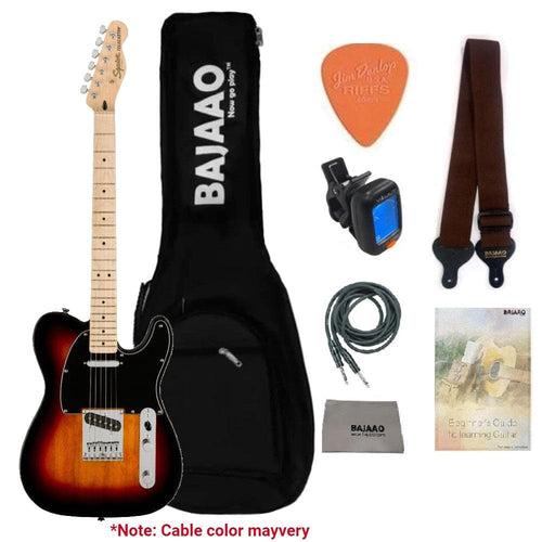 Fender Squier Affinity Series Telecaster Electric Guitar with Gigbag, Tuner, Strap, Picks, Polishing Cloth, Cable & E-Book