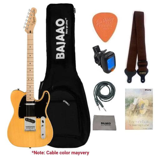 Fender Squier Affinity Series Telecaster Electric Guitar with Gigbag, Tuner, Strap, Picks, Polishing Cloth, Cable & E-Book