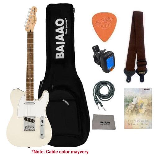 Fender Squier Affinity Series Telecaster Electric Guitar with Gigbag, Tuner, Strap, Picks, Polishing Cloth, Cable & E-Book