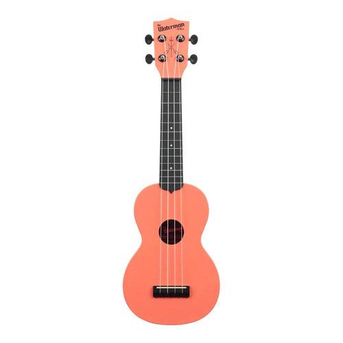 Kala KA-WMS-PK-S Waterman Soprano Ukulele with Bag - Pink Dusk