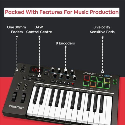 Nektar Impact LX25+ 25-key Midi Keyboard - Open Box