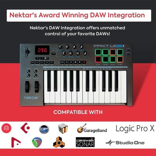 Nektar Impact LX25+ 25-key Midi Keyboard - Open Box