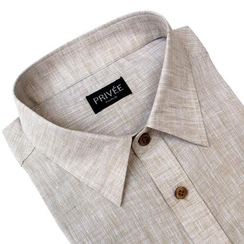 Beige Linen Shirt (Timeless Classic)