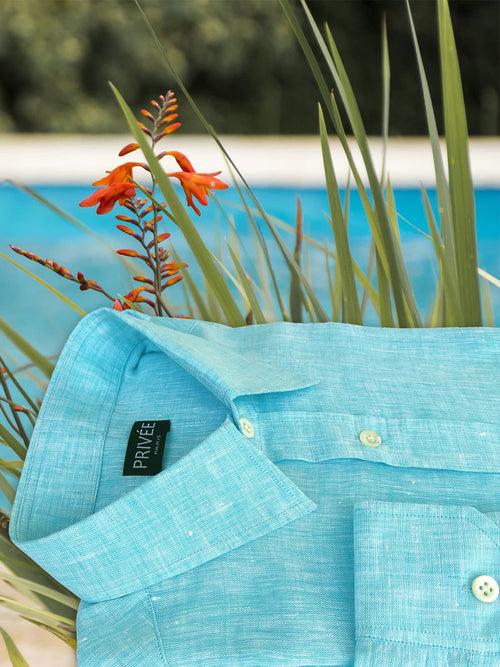 Bluewater Breeze Cocktail Linen Shirt