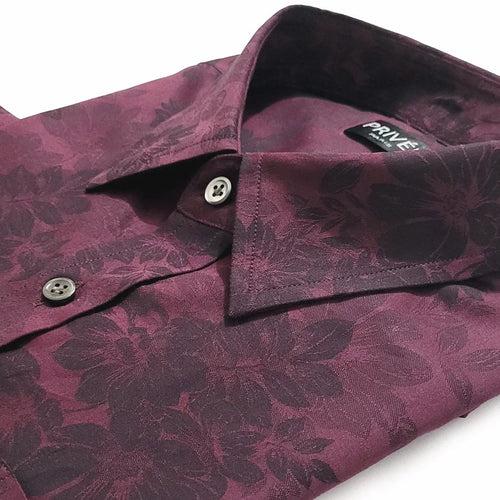 Maroon Luxury Wedding Shirt