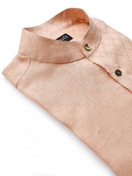 Peach Luxury Shirt (Irish Linen)