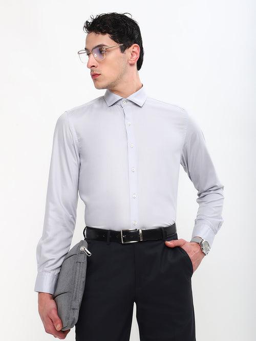 GREY FORMAL SHIRT