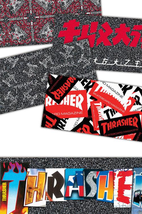Thrasher Grip Strips Grip Tape 9in x 3.25in Graphic Mob (single)
