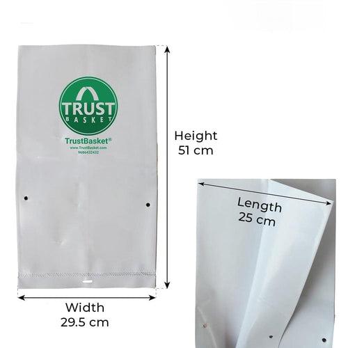 TrustBasket UV Treated Poly Grow Bags for Terrace Gardening| LDPE Grow Bags for Balcony