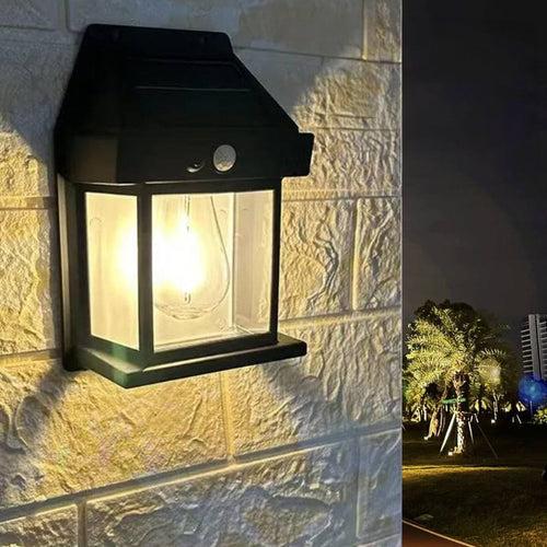 TrustBasket Solar Light Outdoor for wall, Wireless Garden Lights Outdoor Waterproof