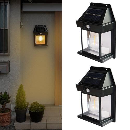 TrustBasket Solar Light Outdoor for wall, Wireless Garden Lights Outdoor Waterproof