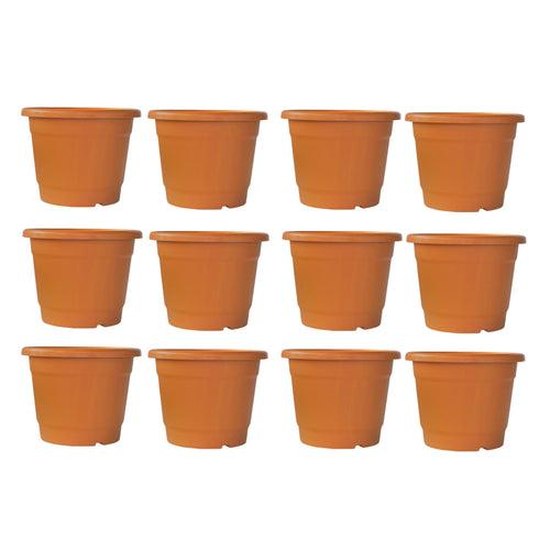 Bhuvi Round Plastic pots 12