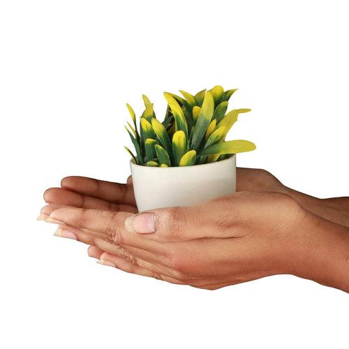 Artificial Potted Bell Mini Shrub