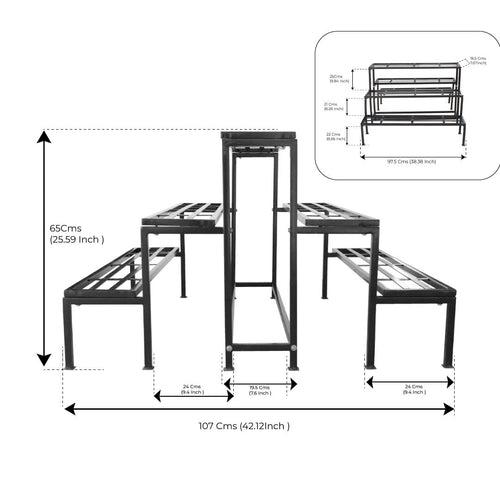 5 Step Stand for Multiple Plant and Pots Stand | Heavy Duty Highly Durable