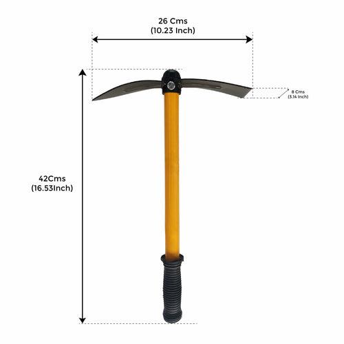 TrustBasket Heavy Duty Double Hoe Garden tool