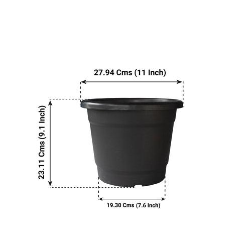 Bhuvi Round Plastic pots 12