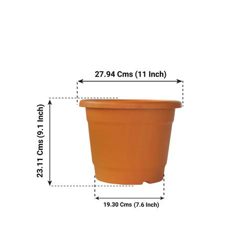 Bhuvi Round Plastic pots 12