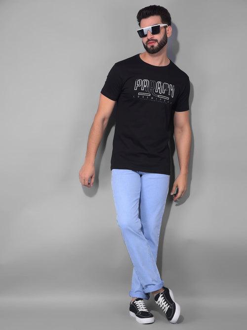 COBB SKY BLUE STRAIGHT FIT PREMIUM JEANS