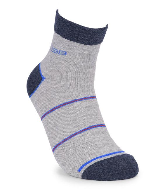 COBB NAVY GREY ANKLE-LENGTH SOCKS