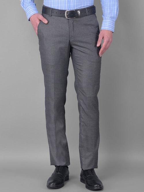 COBB DARK GREY ULTRA FIT FORMAL TROUSER