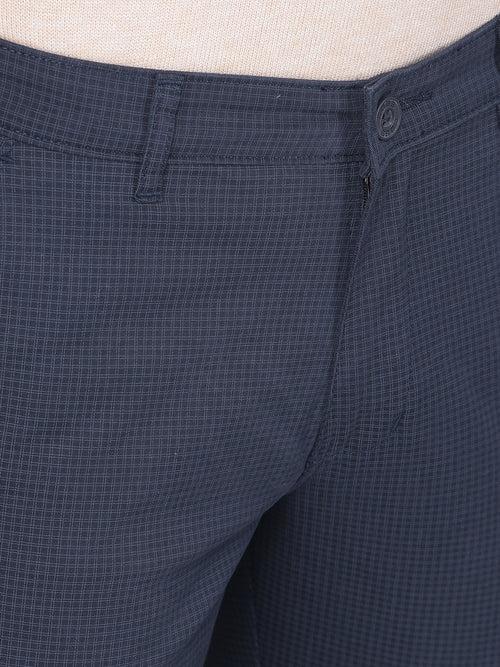 COBB NAVY BLUE SLIM FIT CHINOS