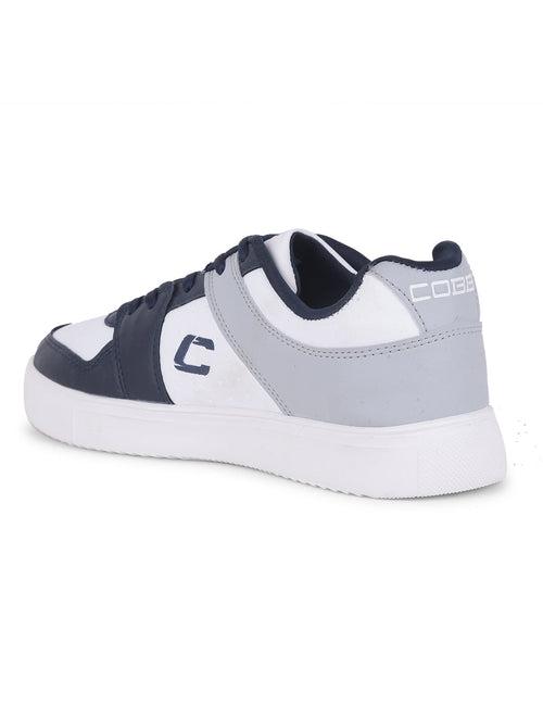 COBB ULTRA SOFT NAVY WHITE CASUAL SHOES