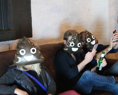 Poop Emoji Mask Party Pack