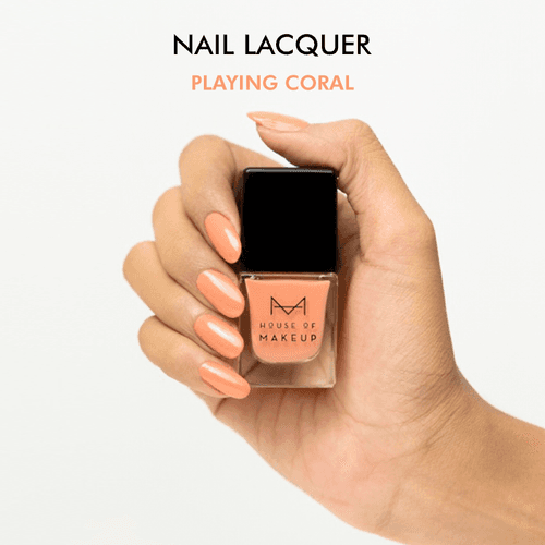 Gel Nail Lacquer - PLAYING CORAL