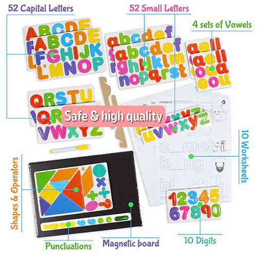 Duo Magnetic Alphabets + India Map Puzzle | Ages 3-8