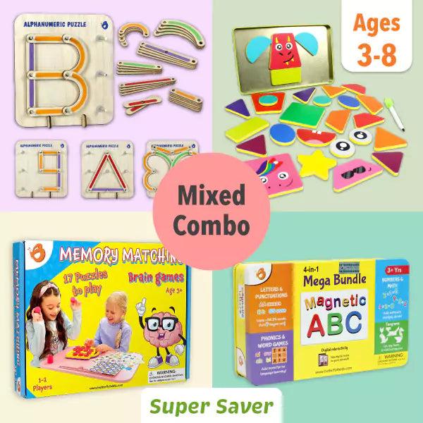 4-in-1 Prep-School Combo | Ages 3-8