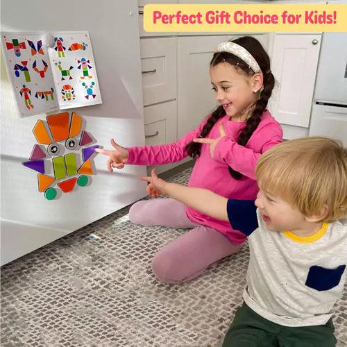 Mix n Match 27pc Magnetic Shape Puzzle Set | 3-5 yrs