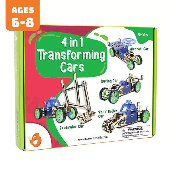 4-in-1 DIY Transforming Car | 6-8 yrs