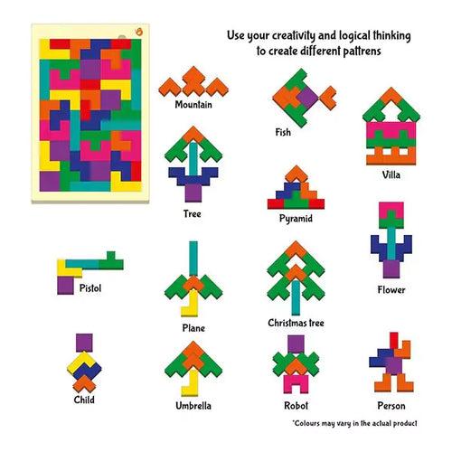 Brain Tangram Puzzles | 3-5 yrs