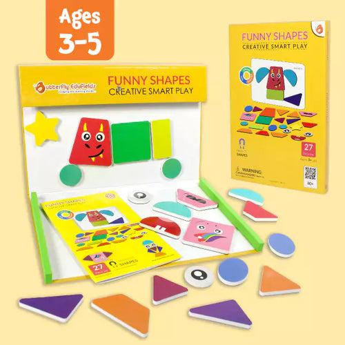 Mix n Match 27pc Magnetic Shape Puzzle Set | 3-5 yrs