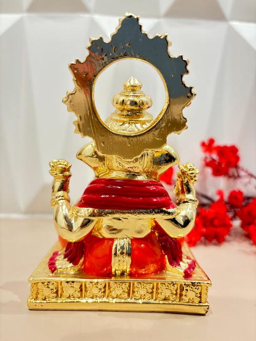 999 Gold Plated Ganesh Idol For Home| Good Luck Gift For New Beginnings