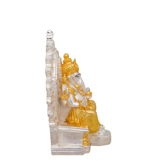 Lord Ganesh Murti Gold & Silver Plated