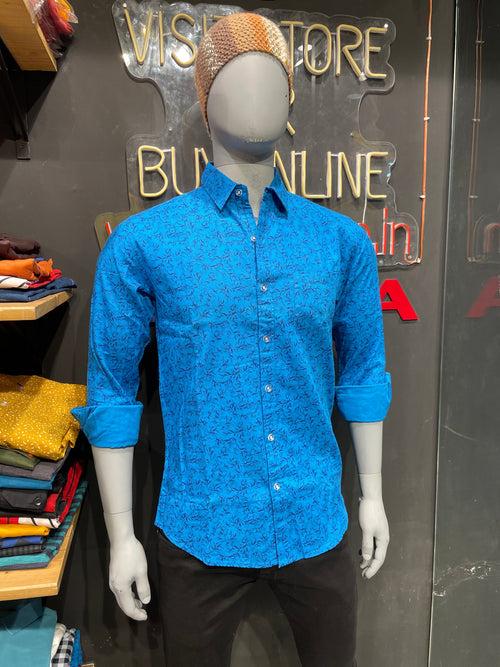 Blue Bon Pocket Shirt