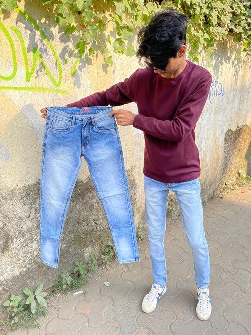 Ice Blue Wash Jeans